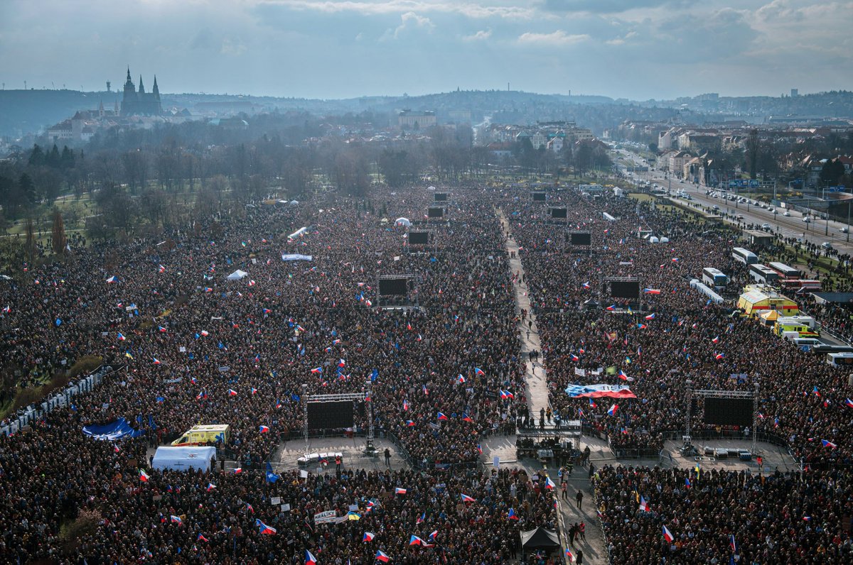 Czeska siła bezsilnych. 

Praga, Letná, dziś: