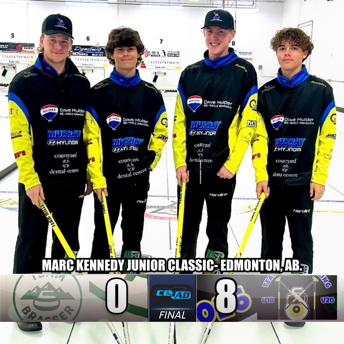 TeamMillerMH's tweet photo. It was a solid performance this morning vs Brasser. With hammer the boys scored 1 in the first and managed to steal 7 in the win. Thanks to Team Brasser for broadcasting the game. Next up Bachek at 11am. https://t.co/tt4FgOh5ZV