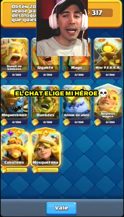 SoyNoiss's tweet photo. ¡EL CHAT ME OBLIGÓ A ELEGIR ESTO! 😱 

https://t.co/h5Hz00olRZ

#clashroyale #supercell https://t.co/Omwg8xN7Me