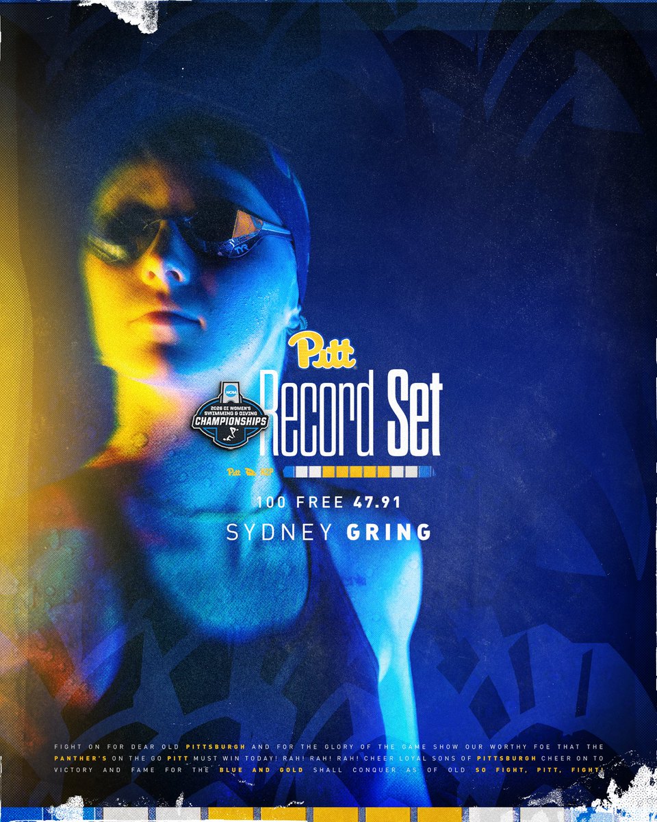 ANOTHER record for Sydney 🤯

She breaks the program record with a 47.91 in the lead off leg of the 400 free relay!