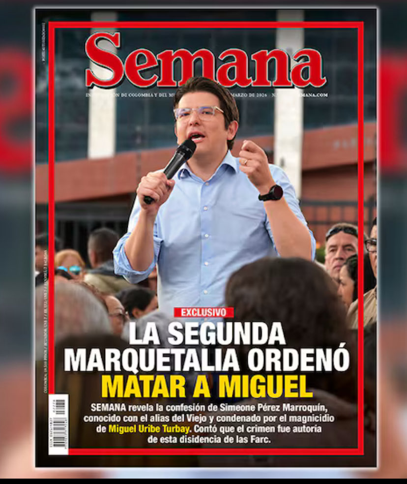 No nos crean tan ingenuos de pensar que la Segunda Marquetalia actuó sola en el asesinato de Miguel Uribe Turbay. 

A Miguel lo “marcaron” desde el Senado. 

Ojalá la justicia investigue a los senadores afines a la FARC!