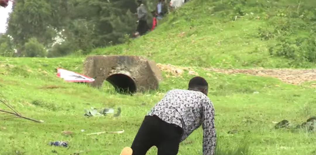 A student leader at Laikipia University who had reportedly led others in demonstrations against bad health facilities in the campus following the passing on of one of the students, was mercilessly beaten with uncounted strokes by security officers said to be policemen this