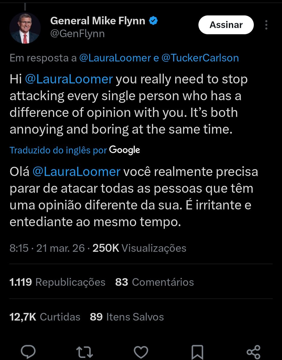 <a href="/allanconta5/">Allan Dos Santos</a> <a href="/Deia_tin/">Deia</a> Assim como no Brasil, nos EUA criticar e cobrar virou ataque.

Expor a verdade, questionar e cobrar é ataque!

Foi exatamente por isso que JESUS foi crucificado, pois as autoridades eclesiásticas da época se sentiam atacados por serem questionados e confrontados com a verdade.