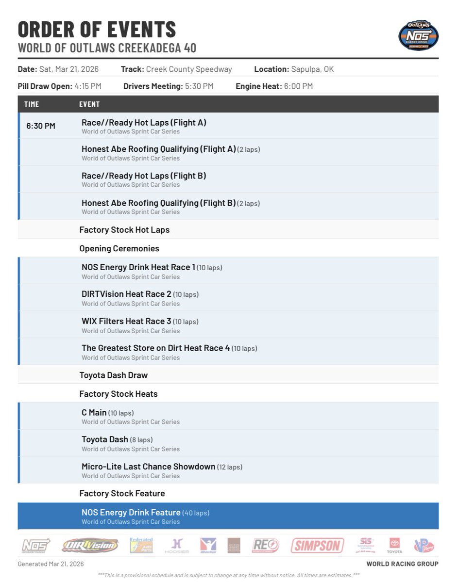 World of Outlaws tweet media