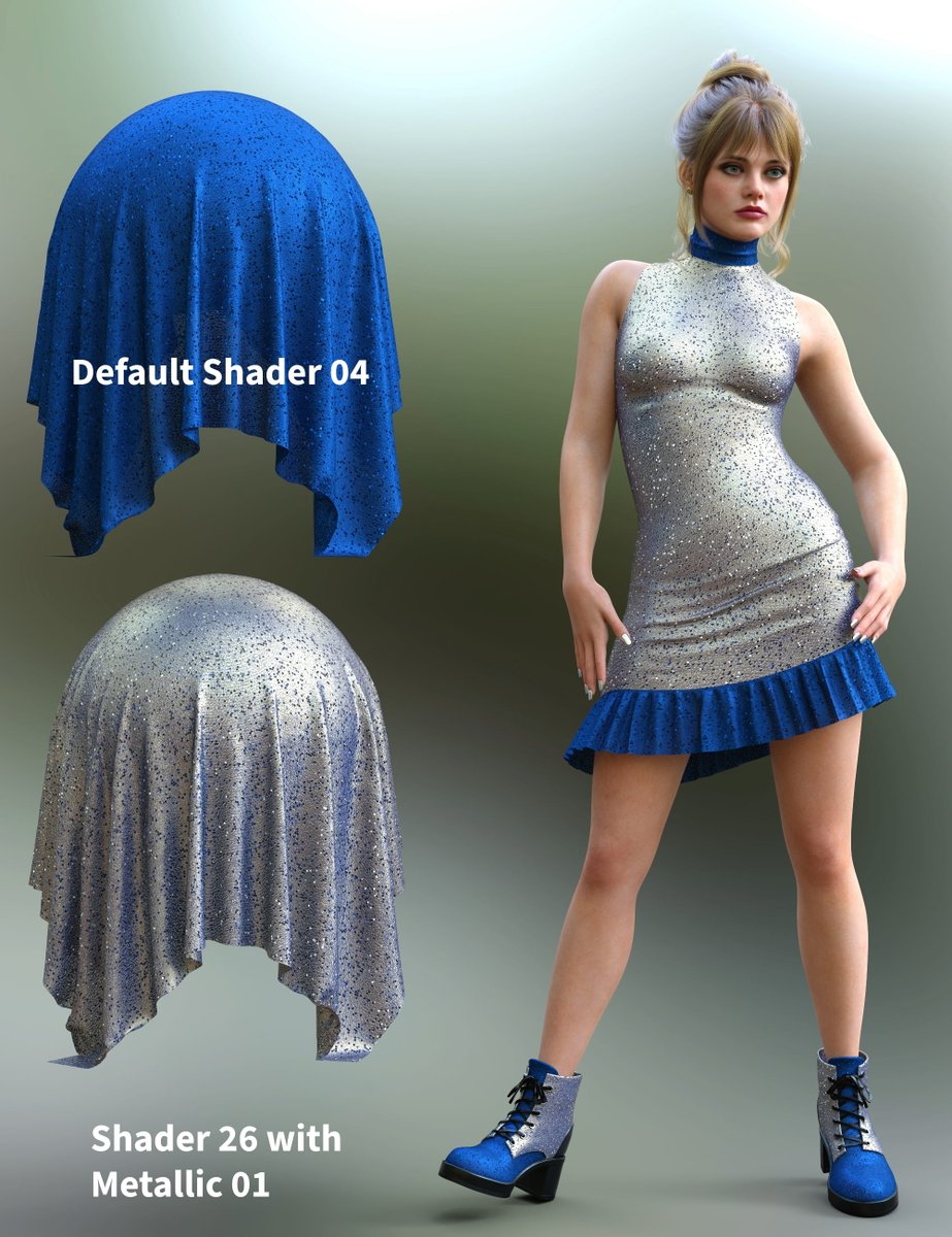 nelmi's tweet photo. Looking for that perfect shimmer? ✨ The Sparkly Drape Iray Shaders are here. 30 dazzling fabric shaders + 30 metallic overlays. Full Merchant Resource included—bake them into your projects and design freely. @daz3d
https://t.co/zKrf0it1H7
#Nelmi3D #MerchantResource #shaders https://t.co/mypX5ozaMA