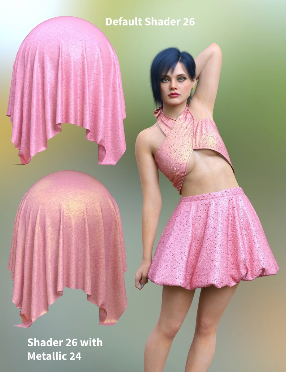 nelmi's tweet photo. Looking for that perfect shimmer? ✨ The Sparkly Drape Iray Shaders are here. 30 dazzling fabric shaders + 30 metallic overlays. Full Merchant Resource included—bake them into your projects and design freely. @daz3d
https://t.co/zKrf0it1H7
#Nelmi3D #MerchantResource #shaders https://t.co/mypX5ozaMA