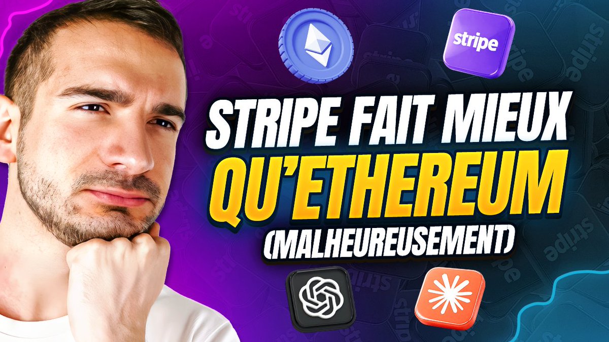 COUP DUR pour $ETH : La blockchain @Tempo de Stripe va prendre le marché des paiements onchain

👉 youtu.be/jcIuqBFR1Yo