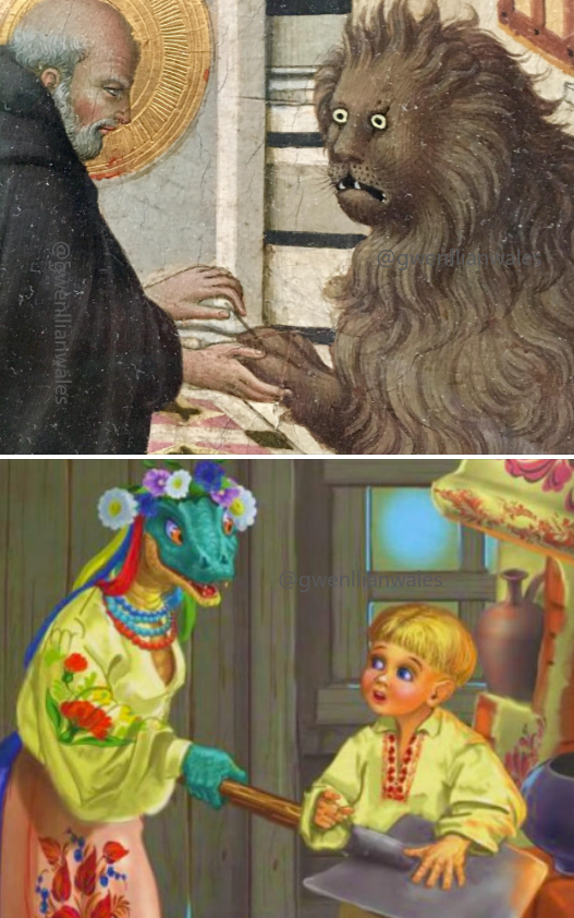 оленка змія tweet media