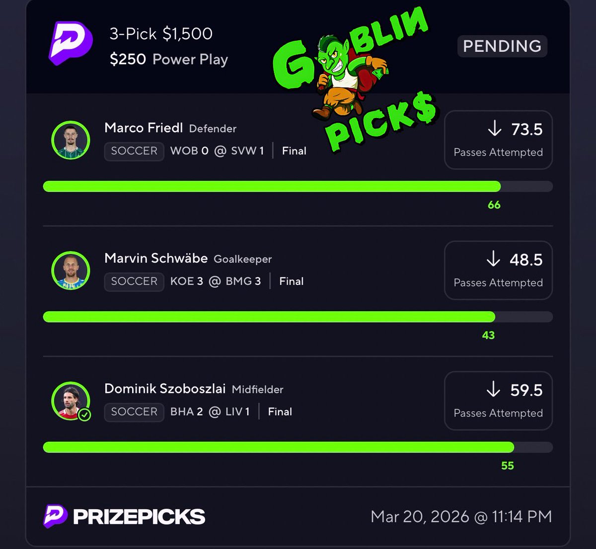🍀GOBLIN PICKS💰 tweet media