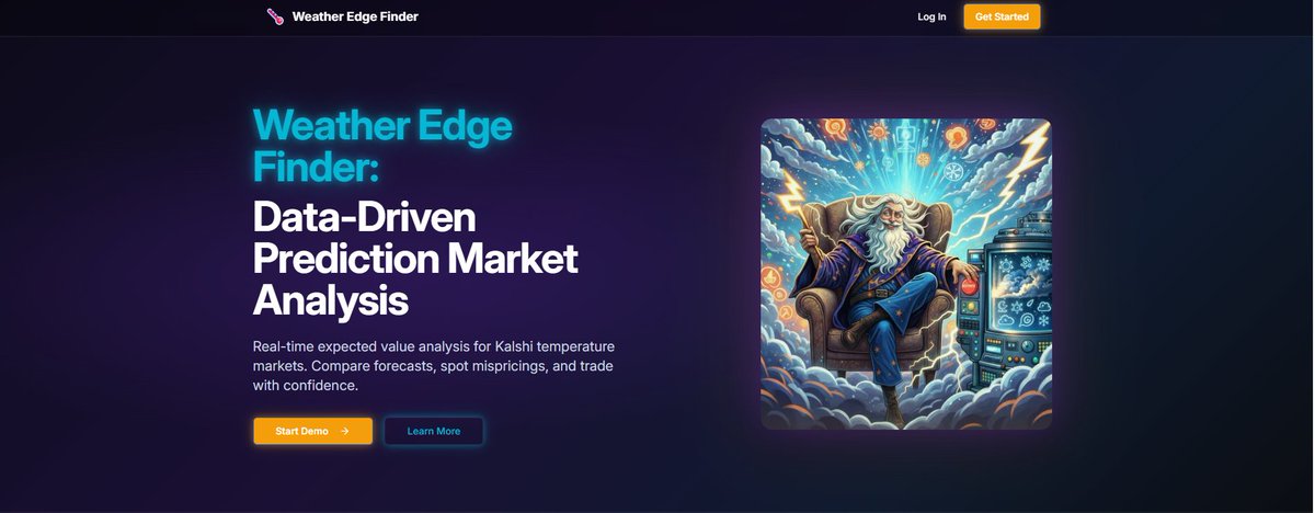 Weather Edge Finder tweet media