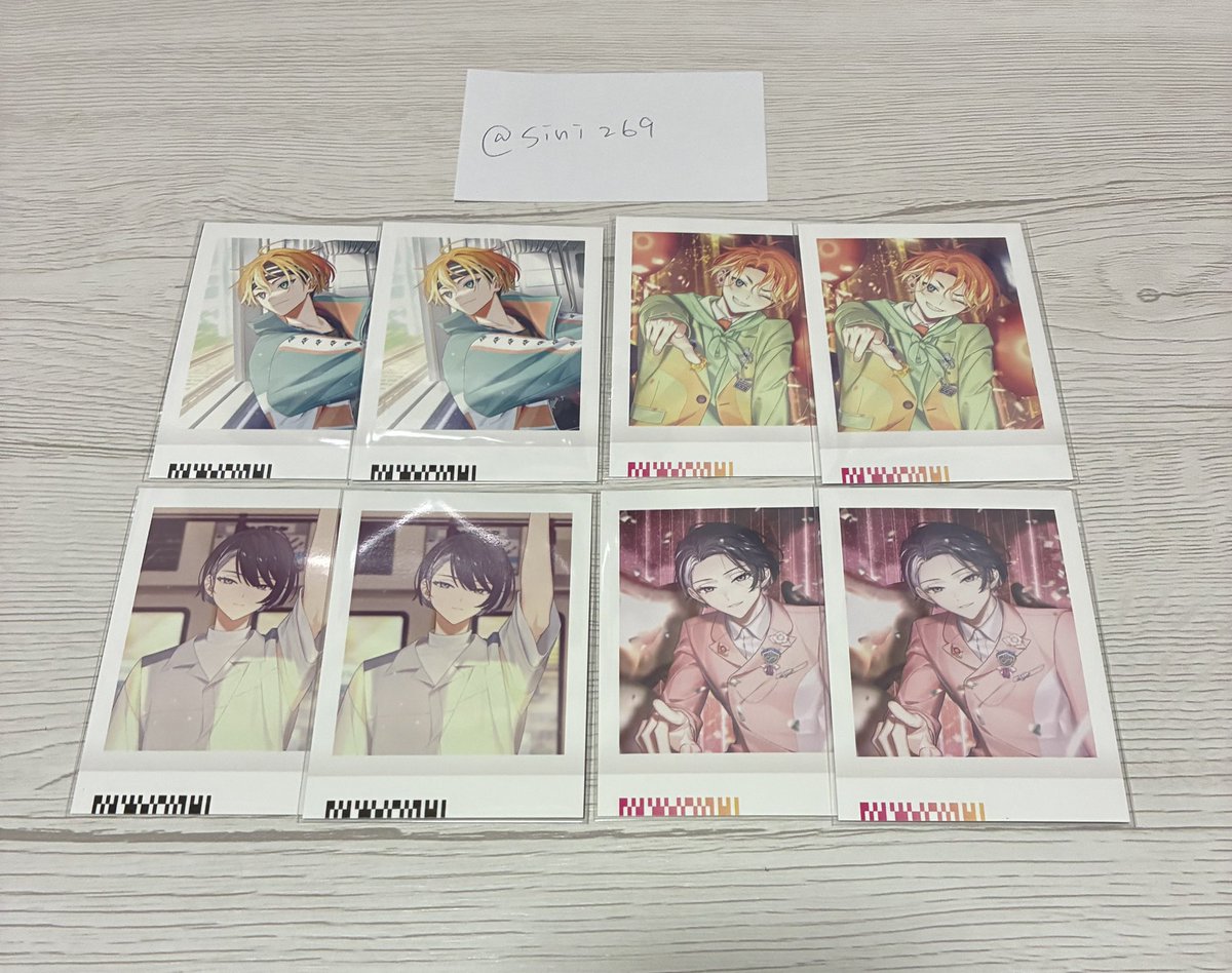 sini269's tweet photo. 【交換】 エイトリぱしゃこれvol.3

譲┊︎画像のもの
求┊︎同種琉衣＞91円/枚＋送料

︎︎︎︎☑︎普通郵便
☑︎譲渡はPayPayのみ

検索からでもお気軽にお声掛け下さい🎀 https://t.co/yAY51qZUfT