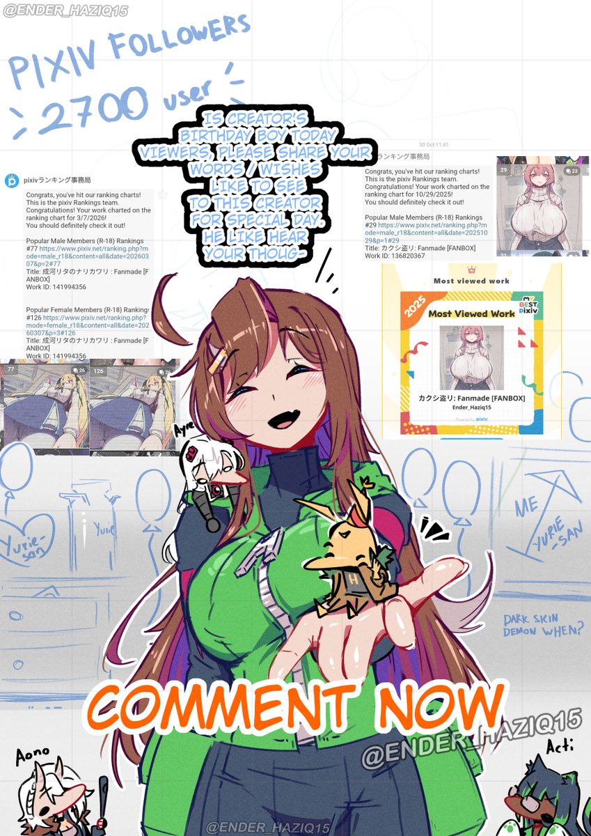 Ender_Haziq15 (Comms Open) tweet media