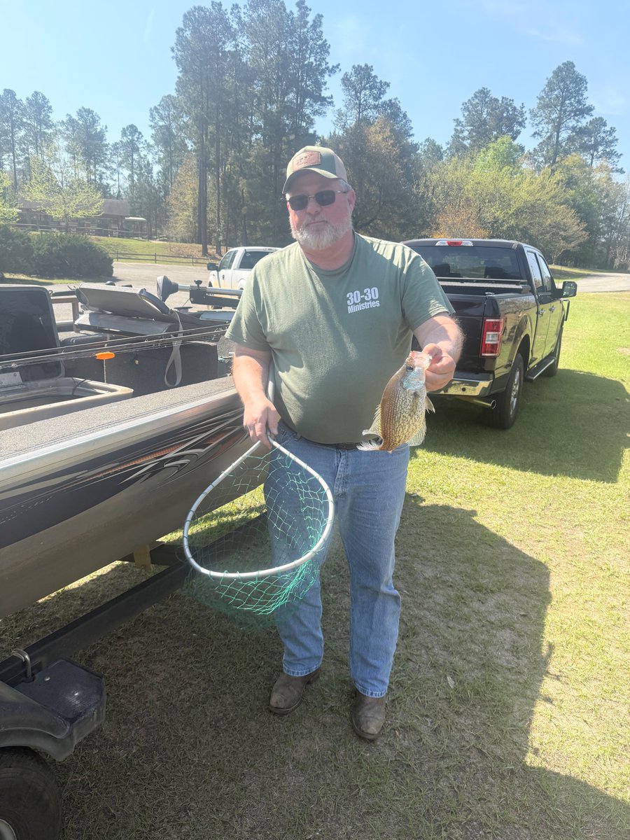 Blackshear Crappie Camp is turning into Bream and Catfish Camp, but the kids are smiling! Thanks to Arabi Baptist Church for another great job of hosting this Camp.