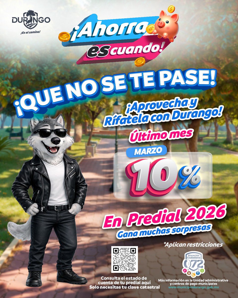 Municipio de Durango tweet media