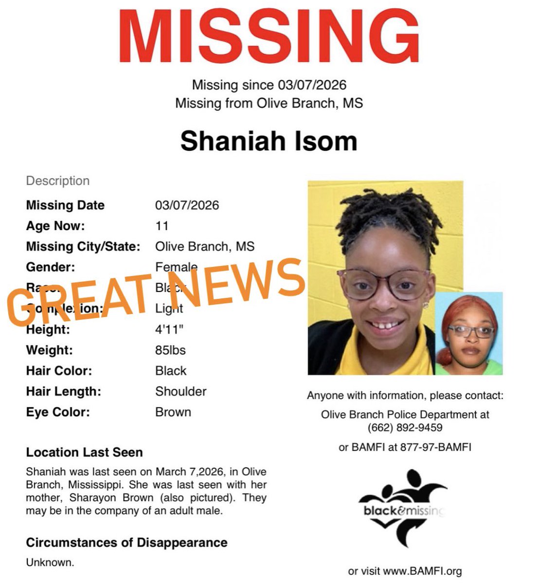 Blk & Missing FDN tweet media