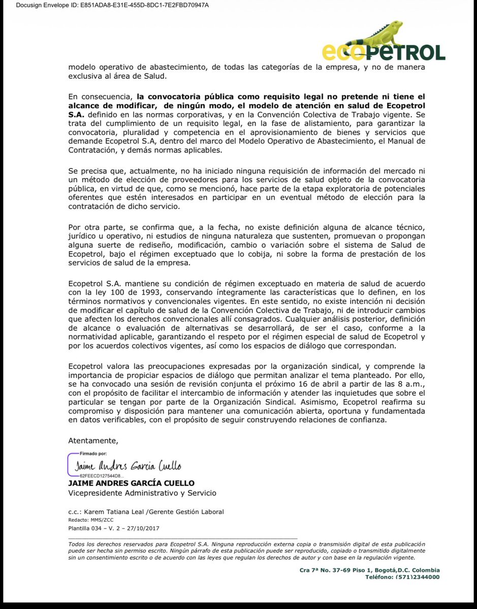 USO Colombia tweet media