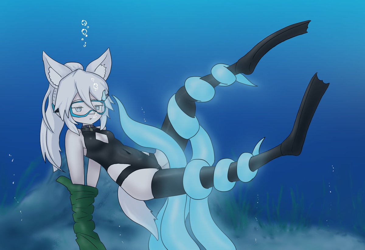 CwuvIQayrz52066's tweet photo. 触手に襲われてしまうよその子(1/3) https://t.co/bc9DeTuoak