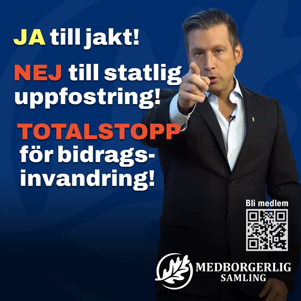 Daniel Sonesson (Partiledare MED) tweet media