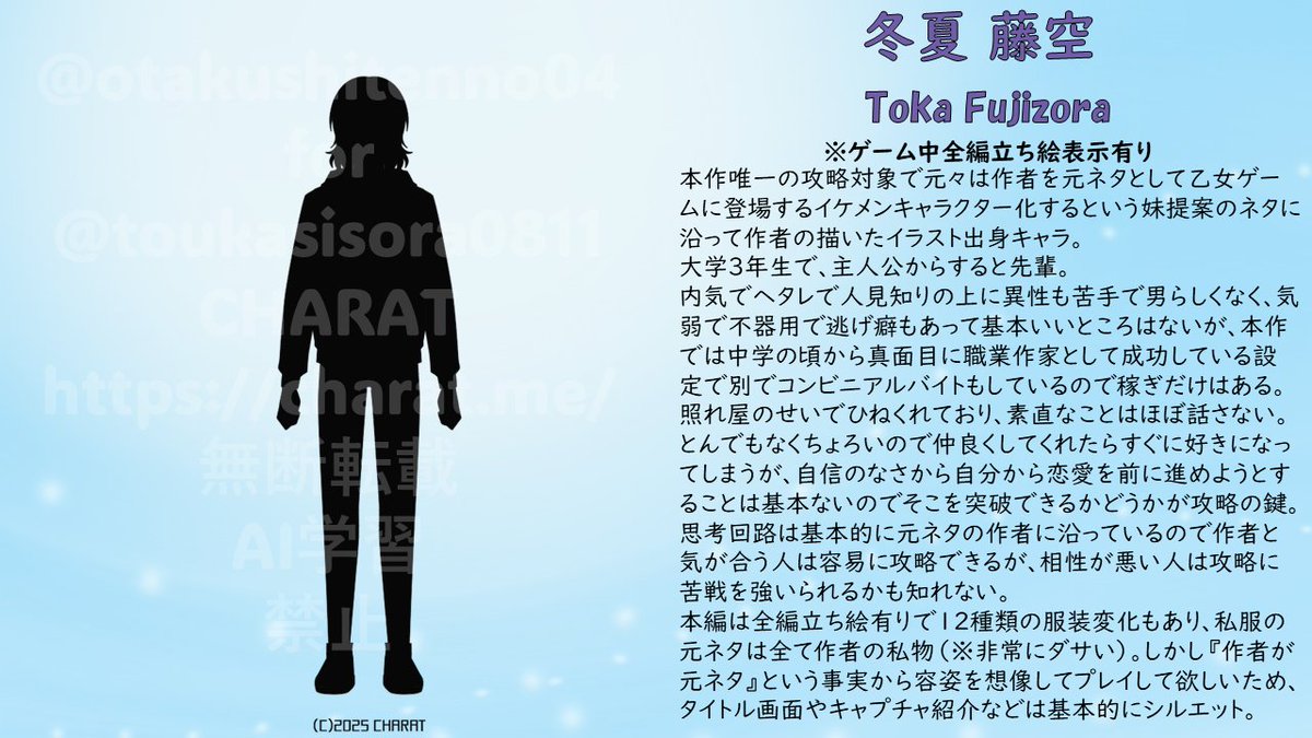 藤花詩空@創作メインオタク・一次創作ゲーム鋭意制作中! ※地雷少な目注意 tweet media