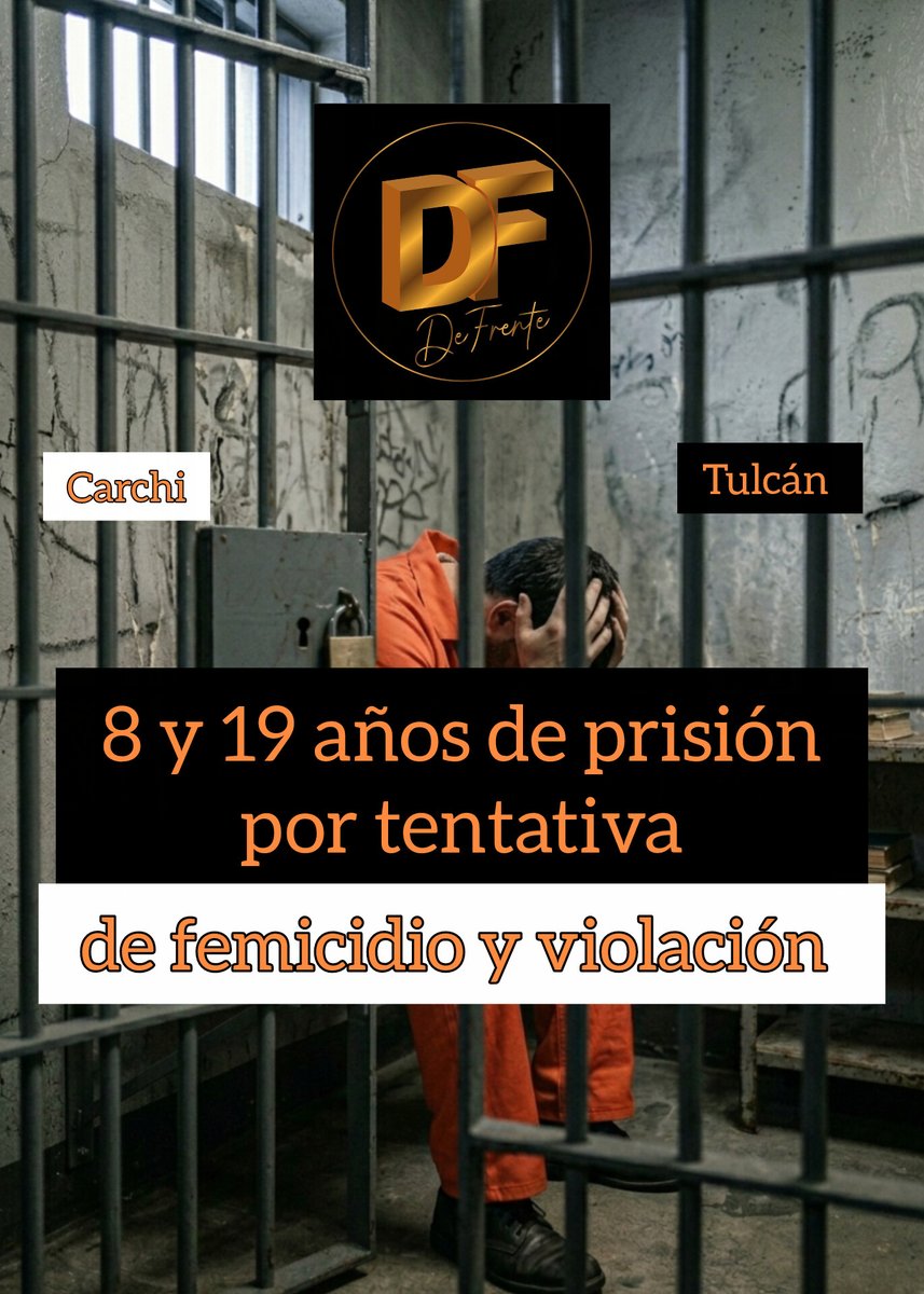 #Tulcán | Según las pruebas presentadas por Fiscalía, el Tribunal de Garantías Penales con sede en Tulcán, sentenció a Daniel H., a ocho años y cuatro meses de prisión, por tentativa de femicidio a su hijastra de 11 años de edad. Más información 👇facebook.com/share/p/1UbXuG…