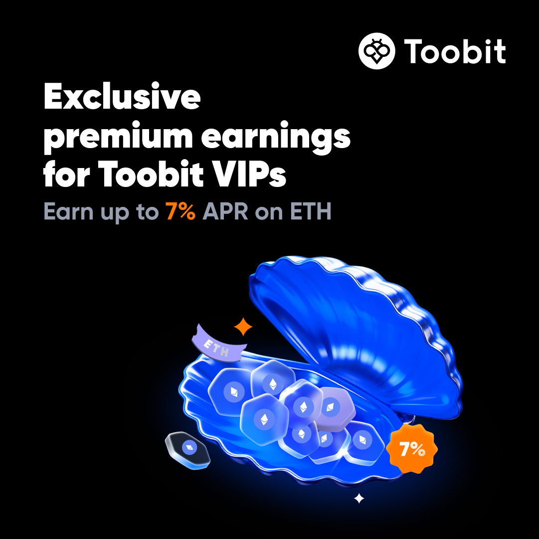 Toobit_official's tweet image. VIPs, unlock premium rewards! 💎 Toobit’s ETH Fixed Earn is here, earn exclusive interest on your ETH and maximize your crypto returns. Start earning today! 🚀

Learn more 👉bit.ly/40IbQDV

 #ToobitVIP #ETHFixedEarn #CryptoGrowth