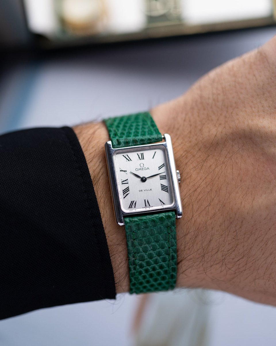 4AAAAart's tweet photo. Vintage Omega De Ville, Square Tank from 1966* https://t.co/2sxlq8rFjL