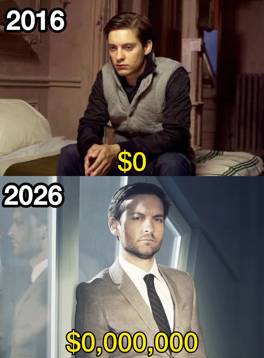 No Context Tobey Maguire tweet media