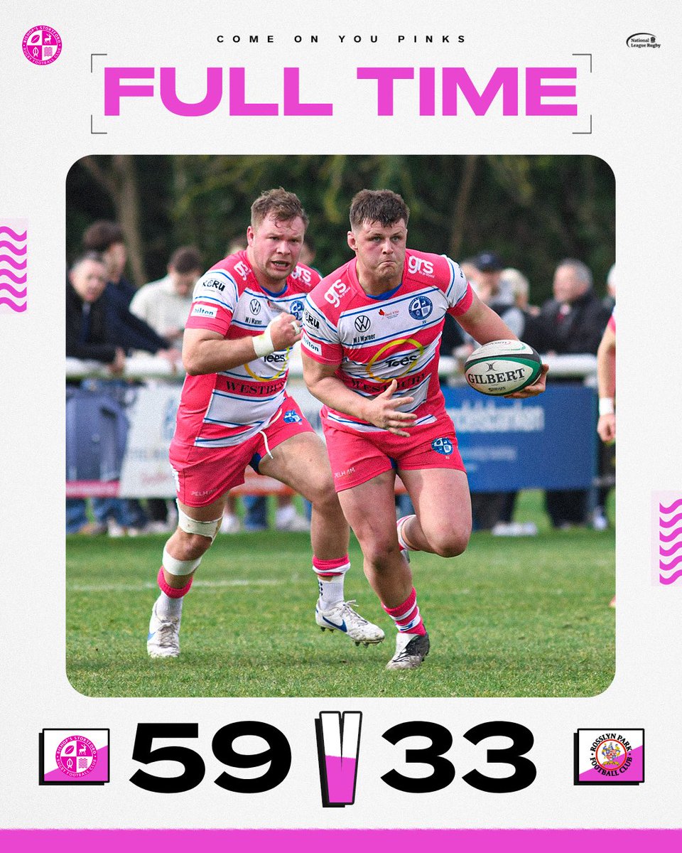 BSRUGBY's tweet photo. 🏁 FULL TIME 🏁

And that is how you do it on a very special Ladies Day!!

🩷🤍
#COYP https://t.co/kgs30JVvOH