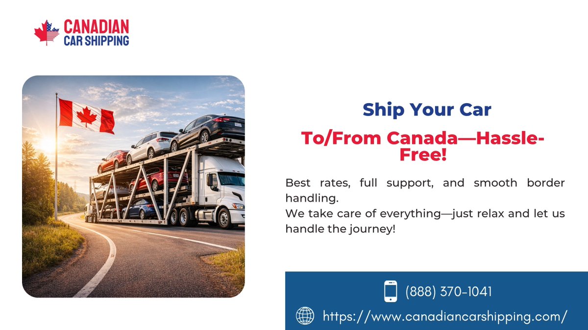 Canadian Car Shipping tweet media