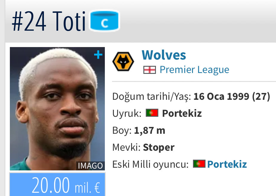 Futboxtra's tweet image. Toti
#Toti
Beşiktaş Agbadou’nun yanına arkadaşınıda çekerse çok güçlü atletik bir tandem olur.