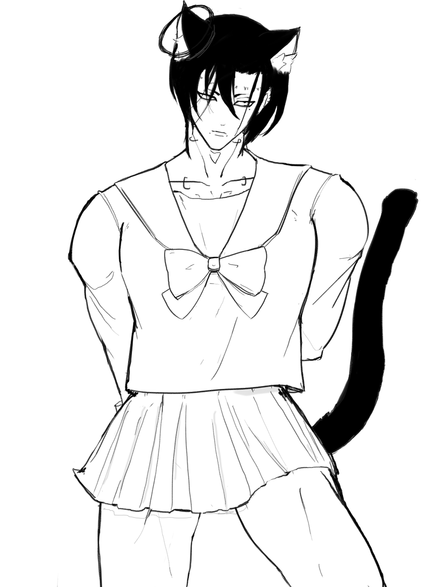 女装　絶対着てもらいたいと思っていたもの🐱