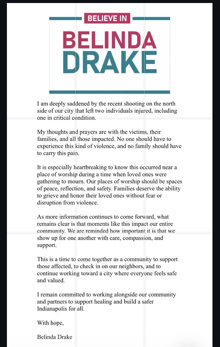 -Heartbroken by the violence in our community. Praying for the victims and their families. wishtv.com/news/crime-wat…