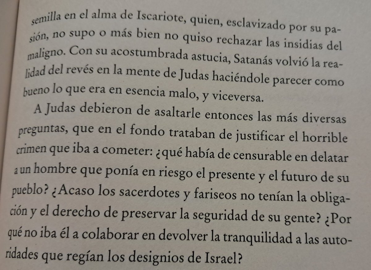 mcantalapiedra's tweet photo. La traición de Judas: "Con su acostumbrada astucia, Satanás volvió la realidad del revés en la mente de Judas haciéndole parecer como bueno lo que era en esencia malo, y viceversa".

📘 El profeta de @JMZavalaOficial https://t.co/IFSbMhtABQ