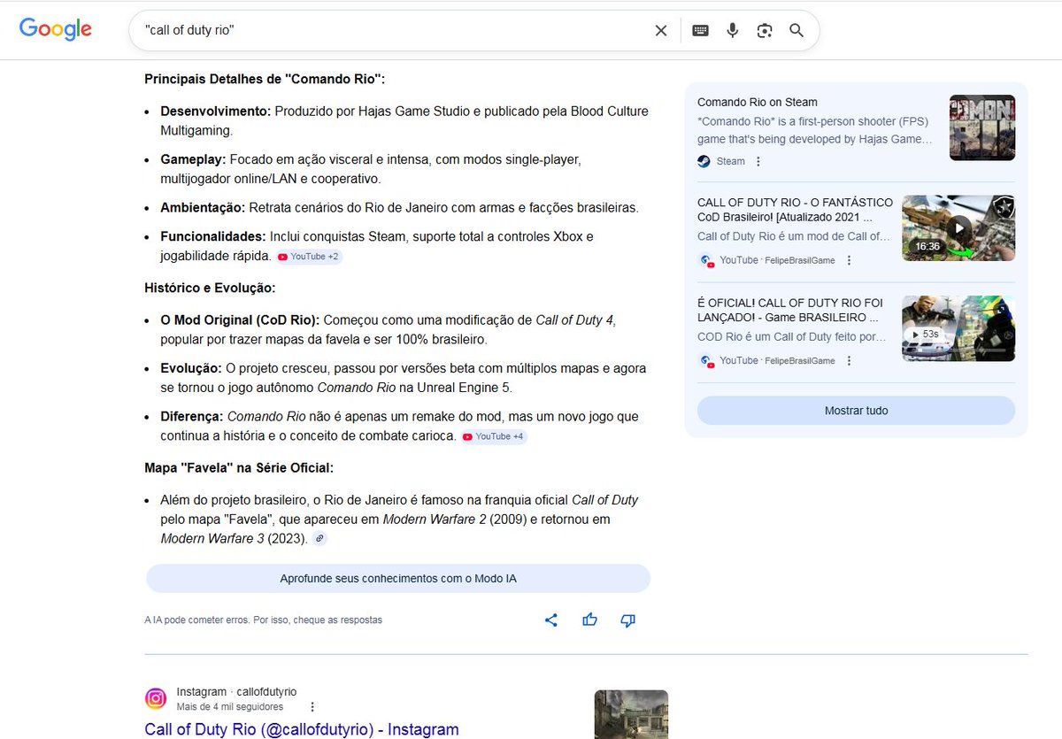 Freddy Hajas | Comando Rio | Call of Duty Rio 💥💀 tweet media