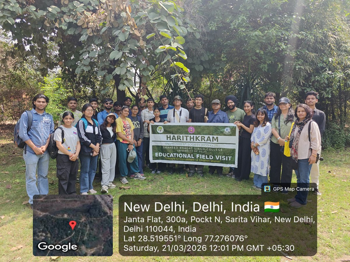harithkram's tweet photo. On the occasion of the International Day of Forests, Harithkram chose to begin the day amidst the Aravalli forest of Tughlaqabad.
Lead by Dr. Vivek, Scientist, Tughlaqabad Biodiversity Park along with Mr. Ankur, Nature Education Officer. https://t.co/9OE3xhCtsm