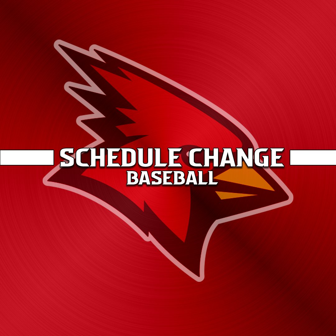 PlattsAthletics's tweet image. BB I Schedule Change

@cardinals_bb contest originally scheduled for yesterday, which was postponed, has been rescheduled and will now be played tomorrow morning at 9:30 a.m.

#CardinalStrong #CardinalCountry