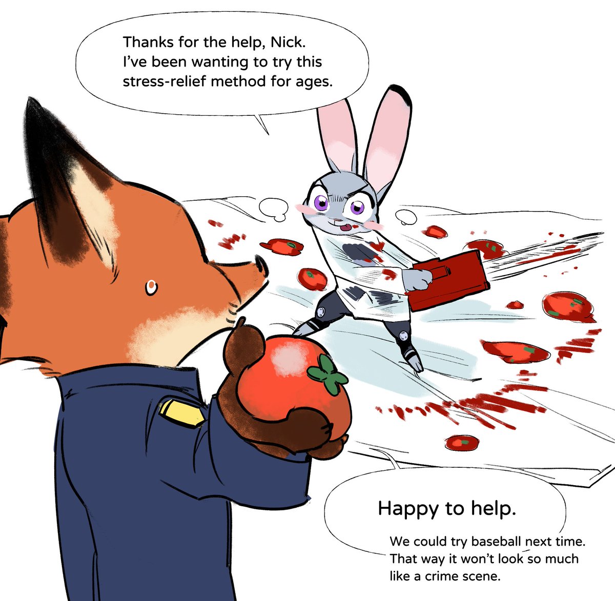 没有任何番茄收到伤害🍅