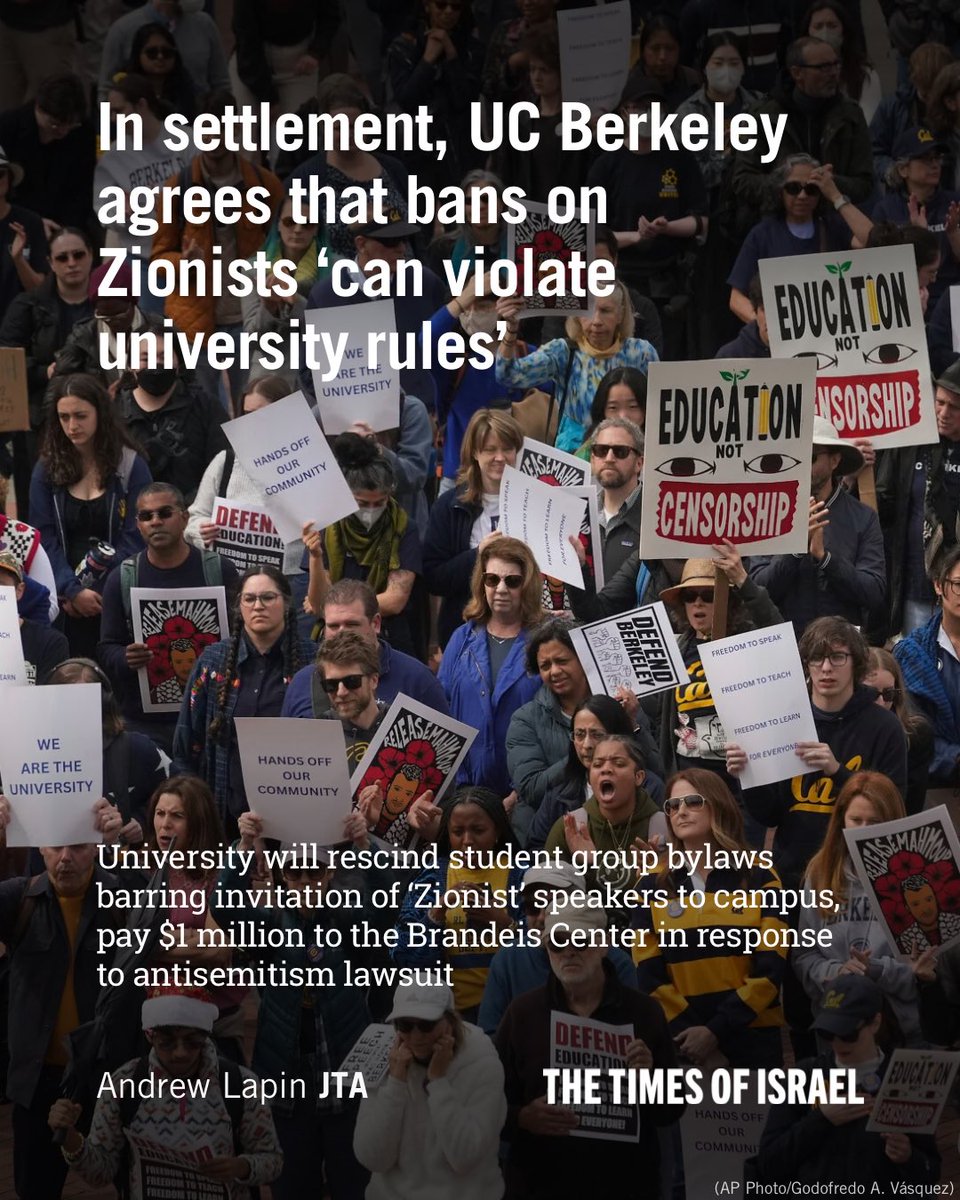 The Times of Israel tweet media