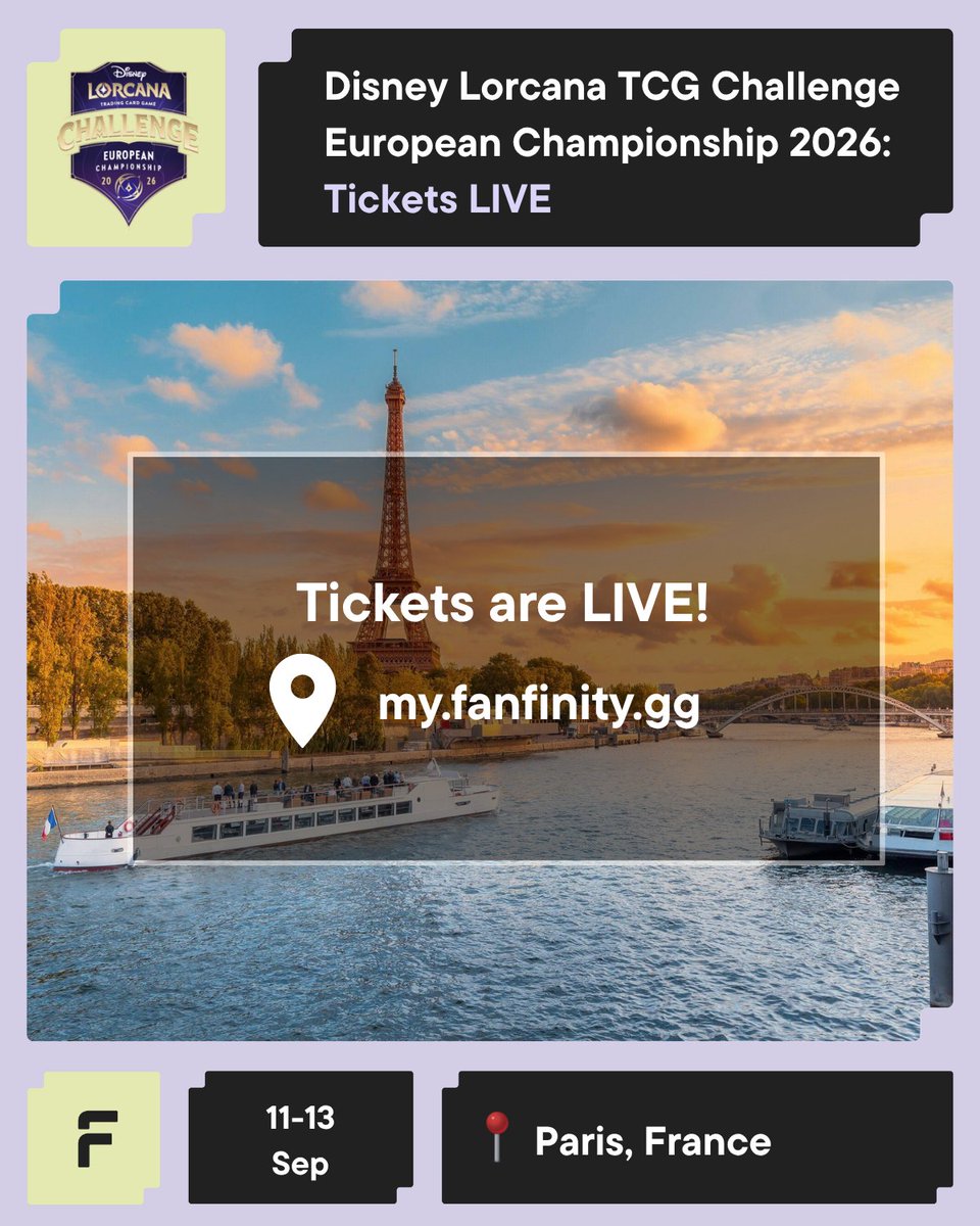 Lorcana tournaments by Fanfinity tweet media