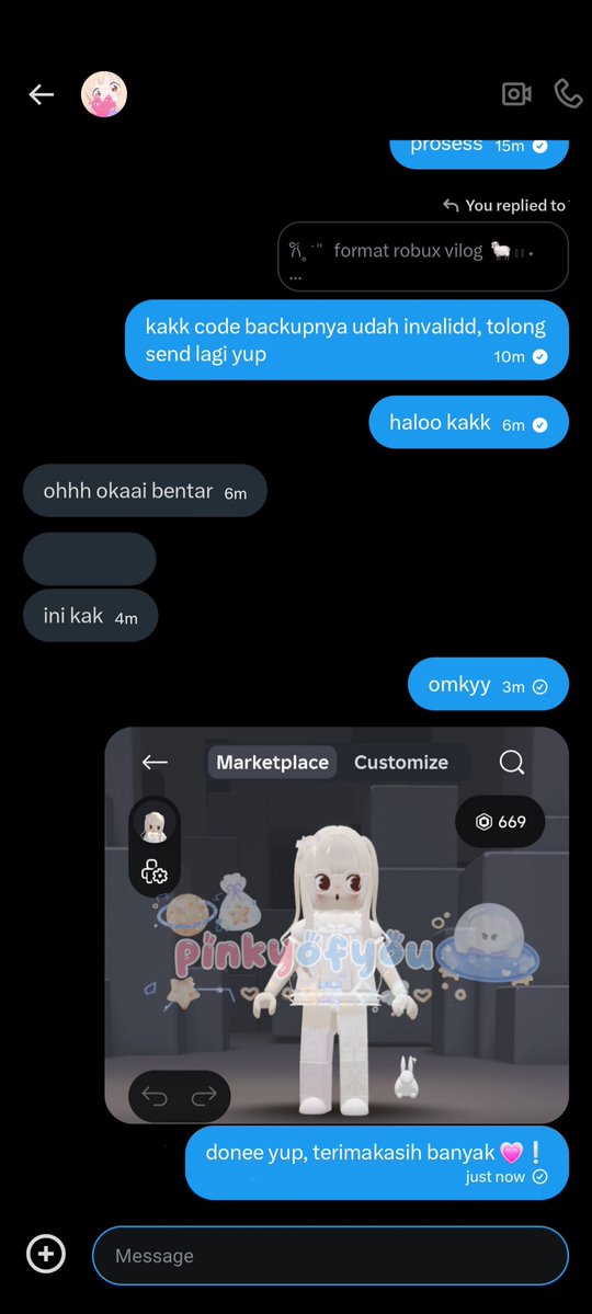 order ke WA yup 💭 @pinkyofyou tweet media