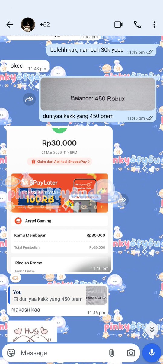 order ke WA yup 💭 @pinkyofyou tweet media