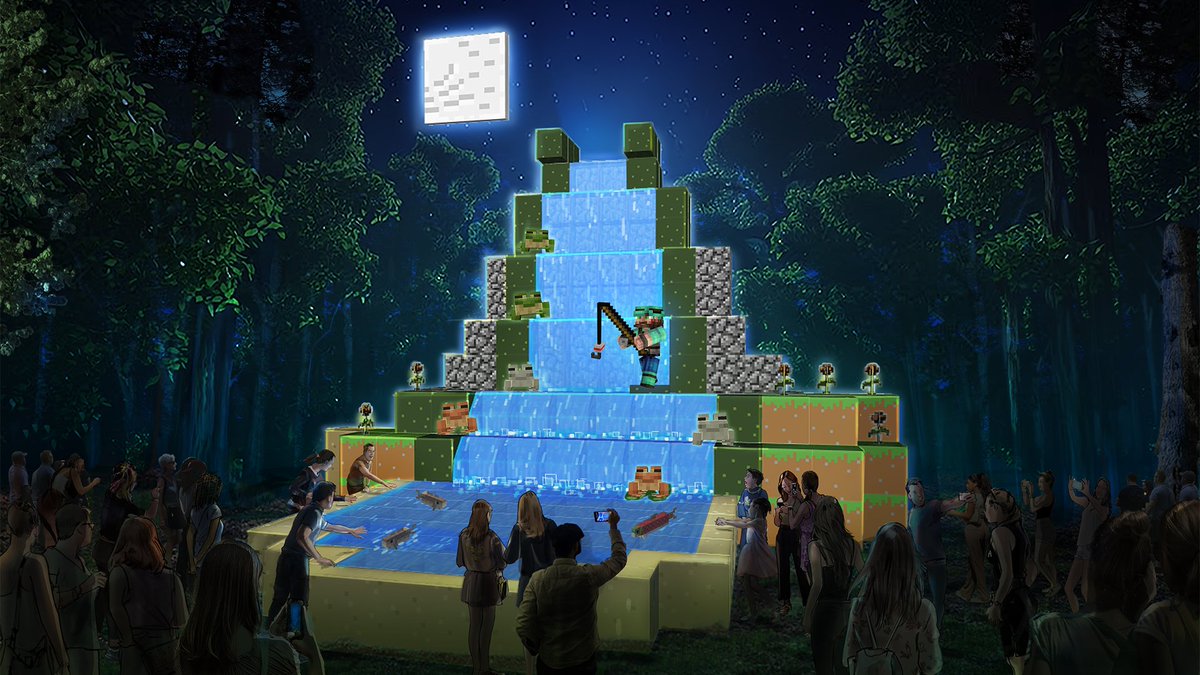 Minecraft tweet media