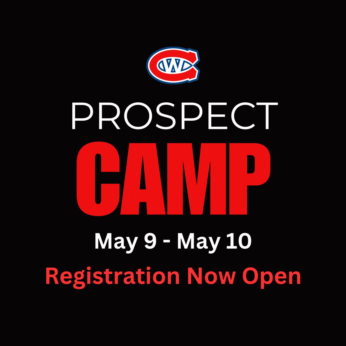 WJRCanadians's tweet photo. PROSPECT CAMP IS HERE 🔥

Registration is officially OPEN!

All details + sign-up: https://t.co/uhfFNrgmYK

Hamilton, we’re coming your way — May 9–10. See you there 👊 https://t.co/7rPj4yzgSD