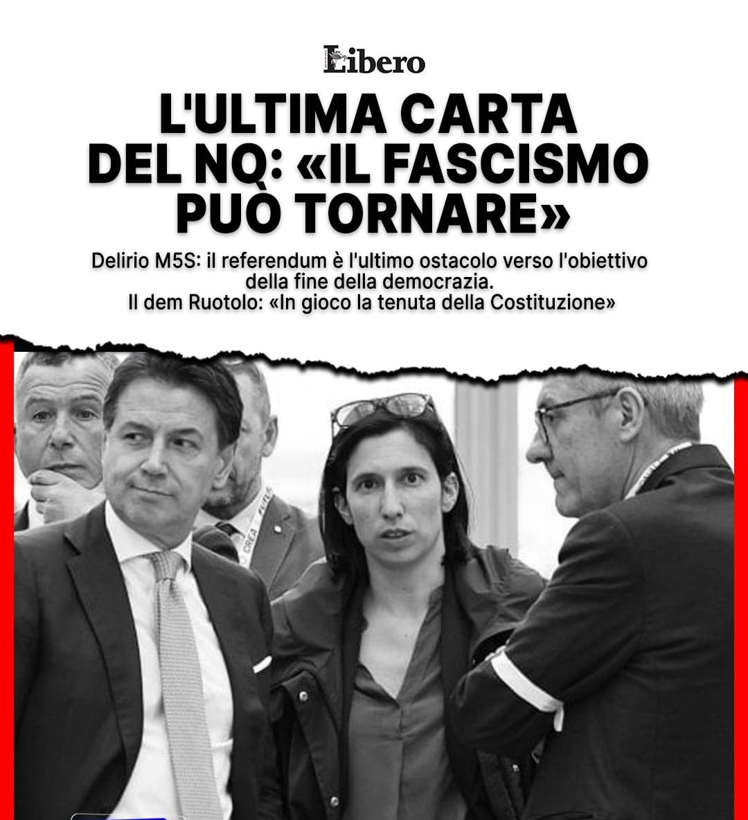 Lara20838926300's tweet image. No signori è già tornato e si chiama #PD e #5Stelle , siete voi il Nuovo Fascismo 
@ellyesse 
@GiuseppeConteIT 
SIETE OSSESSIONATI
#IoVotoSì ✅️🇮🇹
#referendumgiustizia