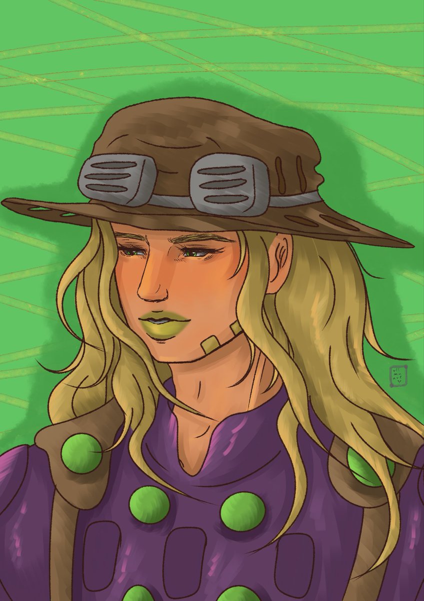riimuart_'s tweet photo. Gyro 🥙 #steelballrun #jojopart7 #gyrozeppeli https://t.co/HSPQitpG7w