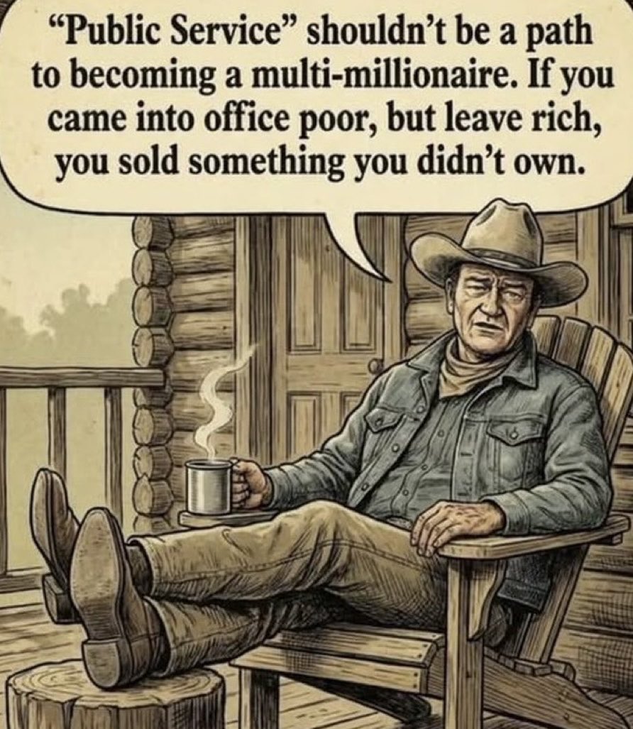 Term limits and full financial audits twice a year. 🎯🎯🙏🙏