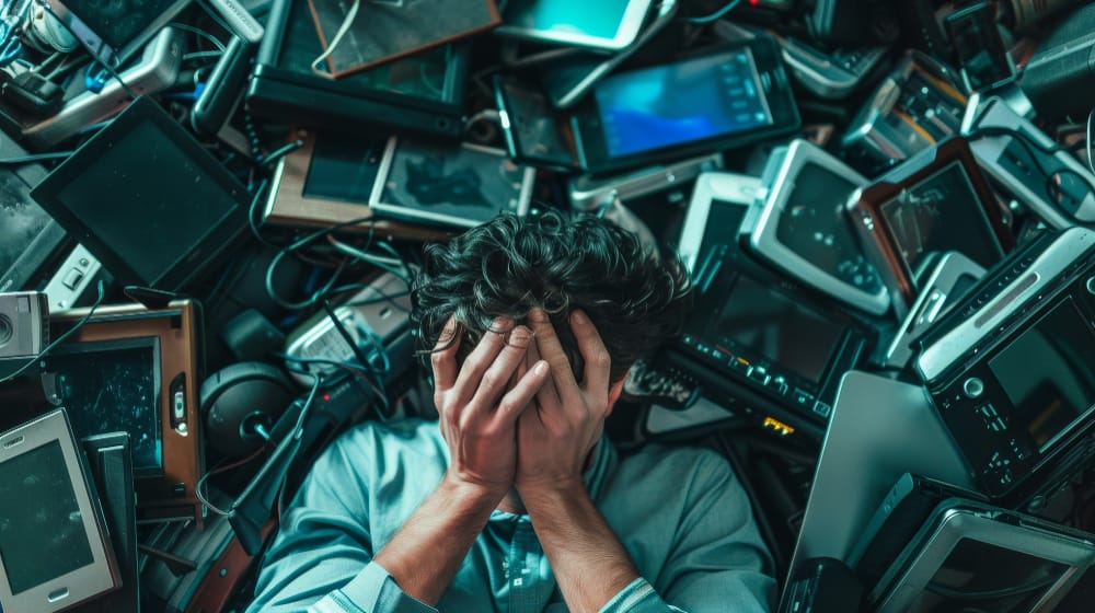 NoebisPharma's tweet photo. Notifiche infinite, doomscrolling e stress digitale: la fatica da connessione è reale. Stacca, ricaricati con natura, mindfulness e magnesio. Il benessere è equilibrio! 🌟 #DigitalDetox #Relax #Magnesio https://t.co/5nVGuY7t9C https://t.co/GNrD3M4m7f