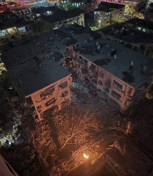 ConflictAlarm's tweet image. Severe destruction in Arad