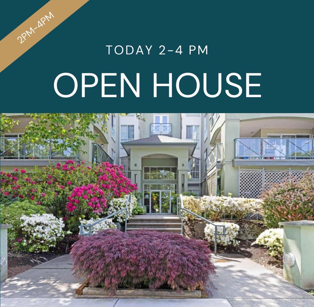SusanGrainger_'s tweet photo. 🔥 OPEN HOUSE 
Today 2-4 PM in LANGLEY!

Top-floor corner unit 🏔️
2 Bed | 2 Bath | 1,020 sq ft
Listed for $509,000

Mountain views, huge wrap-around deck, gas fireplace &amp; 2 parking 🚗🚗
Across from Linwood Park.

410 20110 Michaud Cr
DM for details!

#JustListed #Langley https://t.co/yUTtzlYxZc