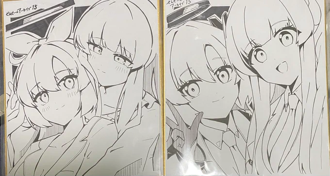 色紙できましたのであります
#せんアカ15 